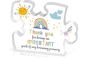 Thank You for Being an Important Piece of My Learning Journey Acrylic Puzzle Decor