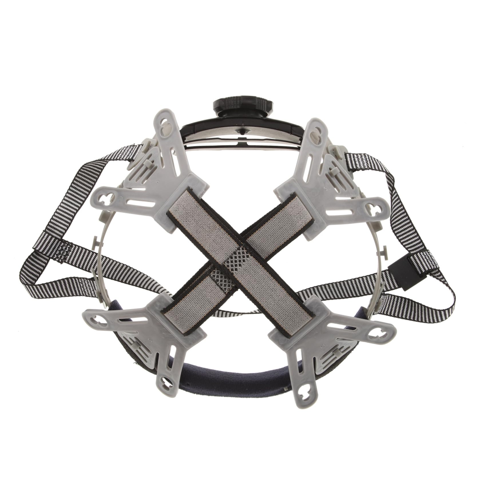 Operitacx Forro del Casco Reemplazo De Revestimiento De Sombrero Duro Suspensión del Casco De Seguridad Forro De Sombrero Forro De Casco Banda para El Sudor del Casco Tela Grey