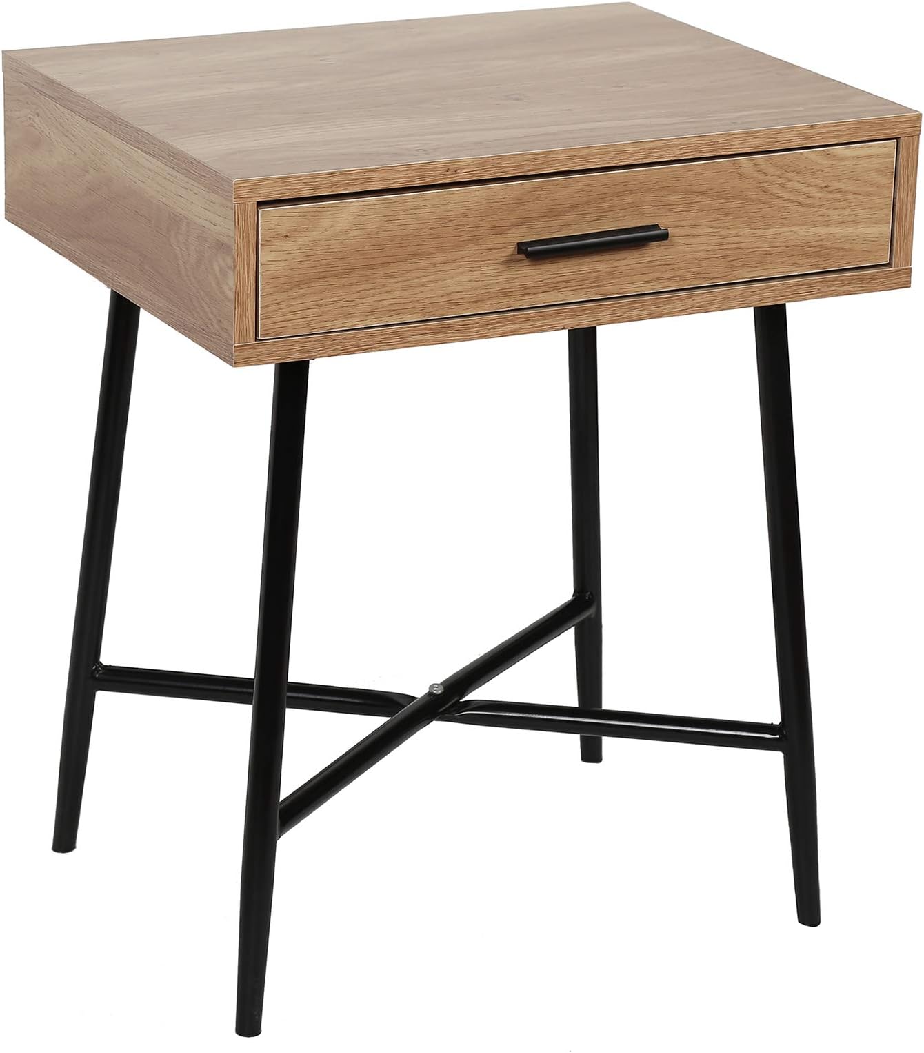 Vogue End Table, Brown - H 60 cm x W 40 cm x D 5 cm