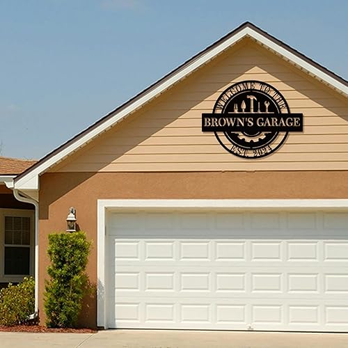 Miniatura 3 de Letreros de garaje personalizados, letrero de garaje personalizado, letreros de garaje para hombres, decoración de garaje, arte de pared de garaje