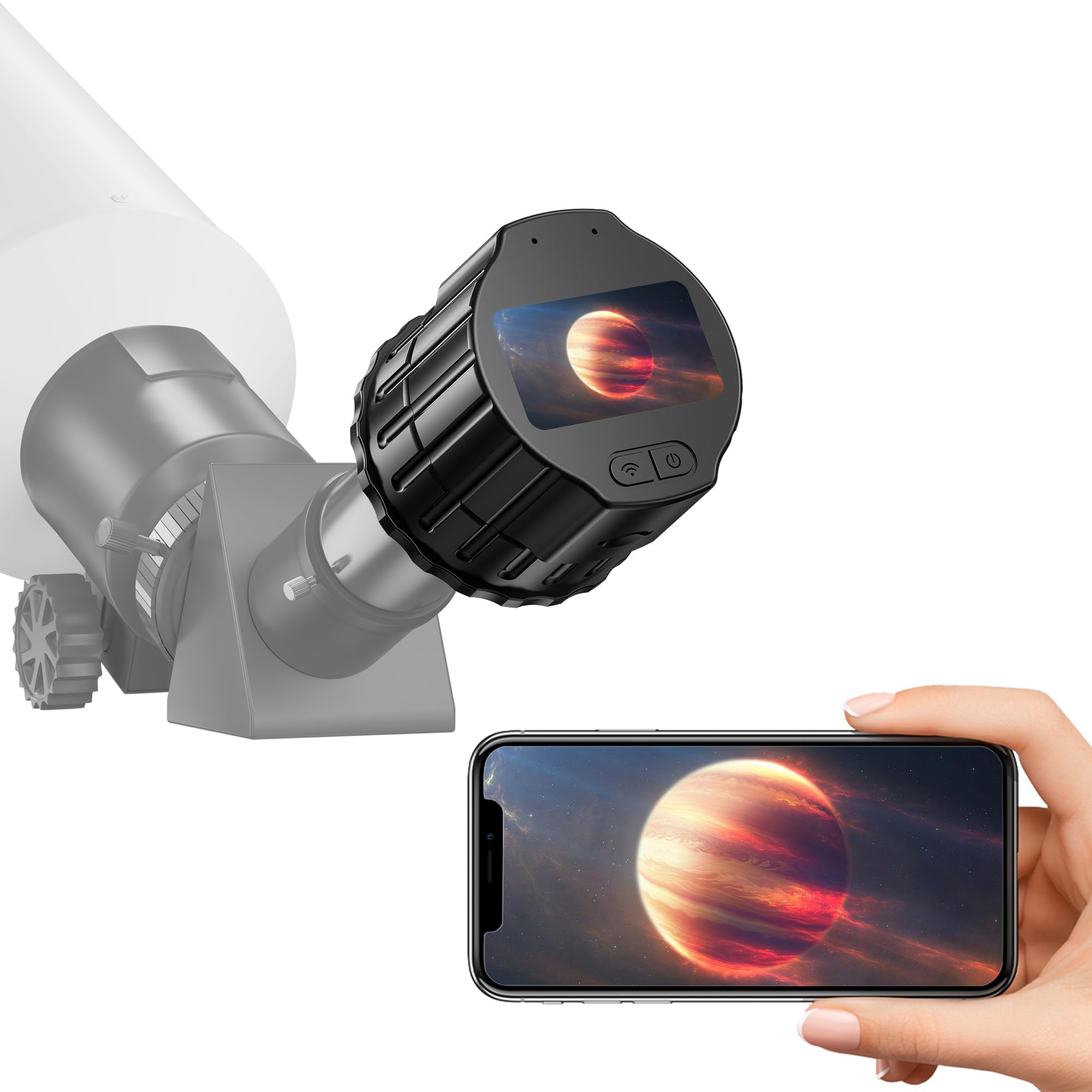 Amazon.co.jp: 64GB TFカード付き2026年新登場WiFi望遠鏡カメラ 4MP