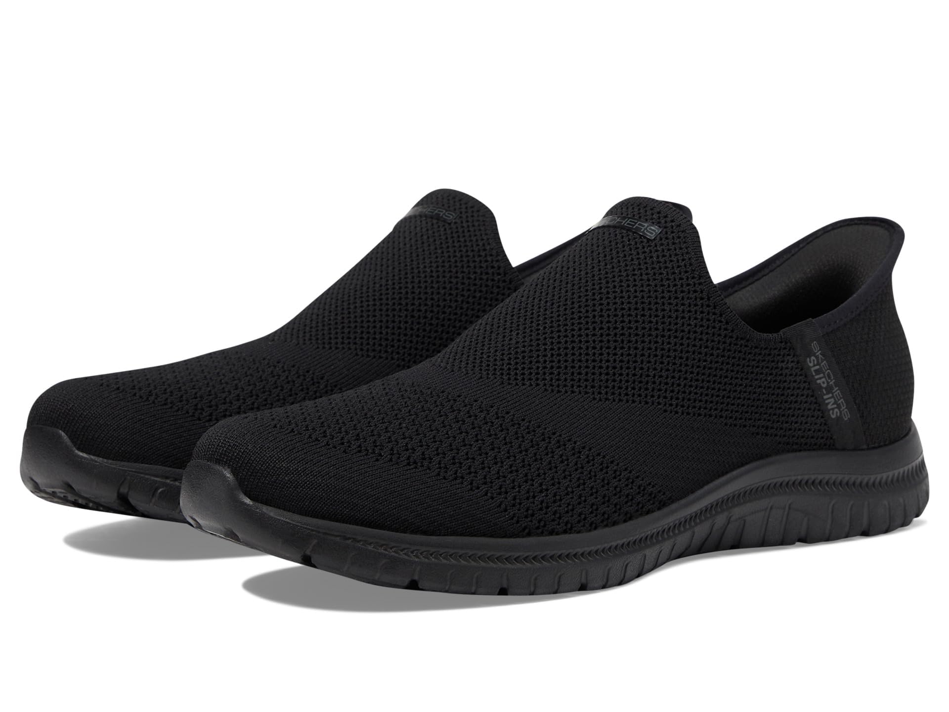 Skechers Women's Virtue Sleek Sneaker, Black, 4.5 UK