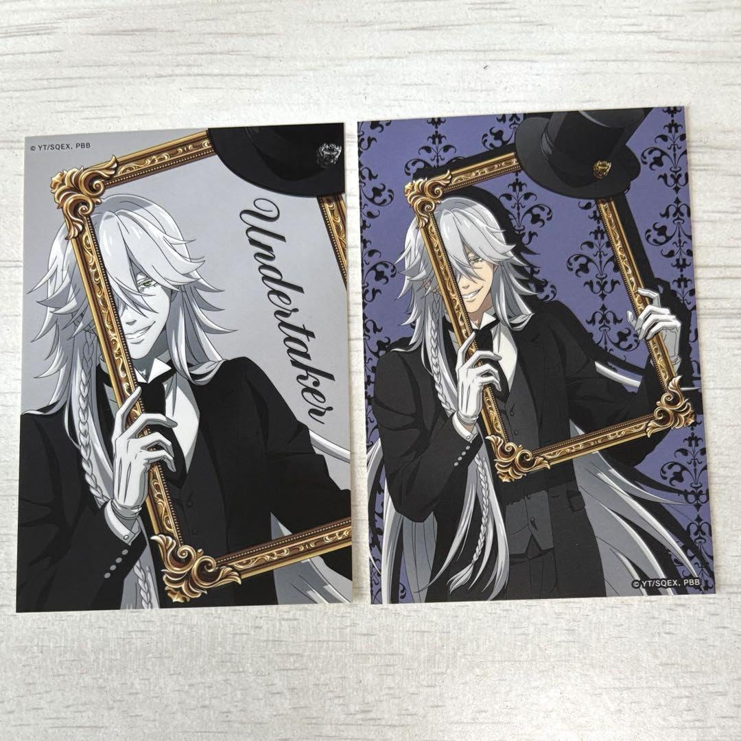 ❶①黒執事 グラッテ Gratte 名場面しおり 葬儀屋 アンダーテイカー 美品、非売品」黒執事 グラッテ Gratte 名場面しおり シエル IX