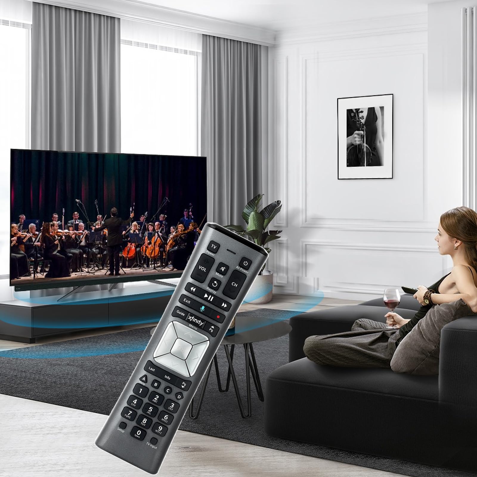 Telecomando vocale XR11 compatibile con telecomando XFinity Comcast attivato via cavo TV