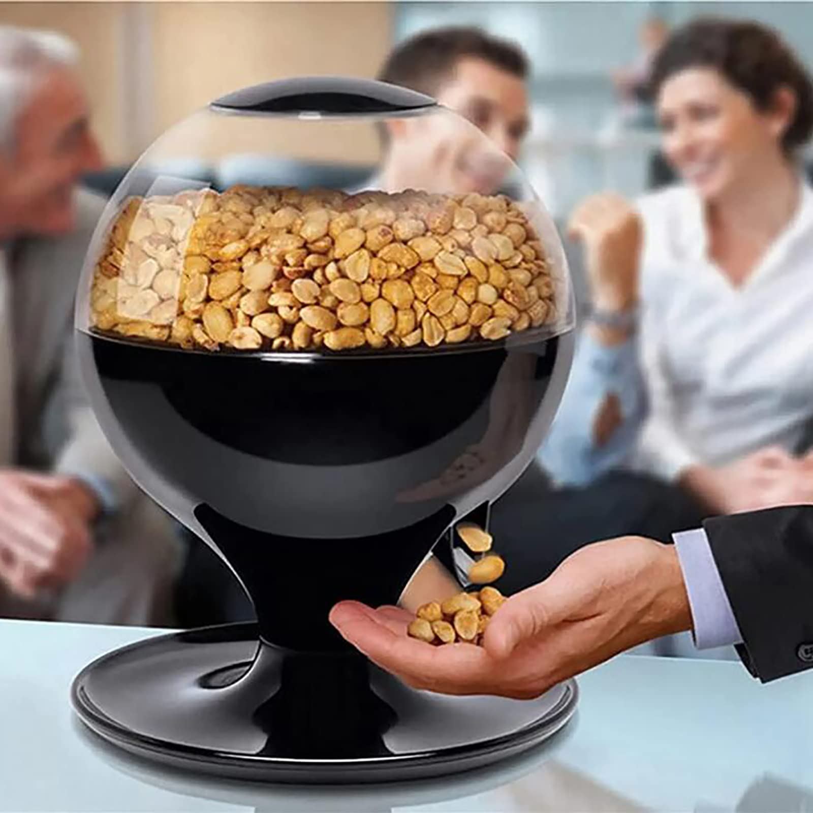 Distributore automatico di caramelle, macchina per dolci attivata al tocco, contiene 1000 ml di capacità, altezza 260 mm, facile da usare, perfetto per gomme da masticare, noci e snack