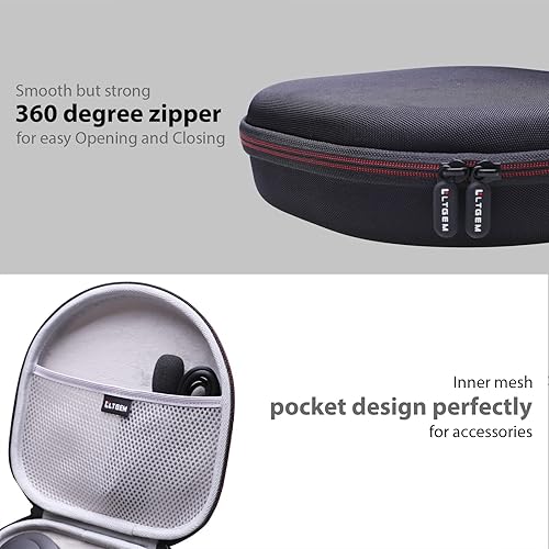Miniatura 3 de LTGEM Funda rígida de EVA para auriculares móviles Razer Barracuda X, multiplataforma, inalámbricos, para videojuegos, viajes, bolsa de