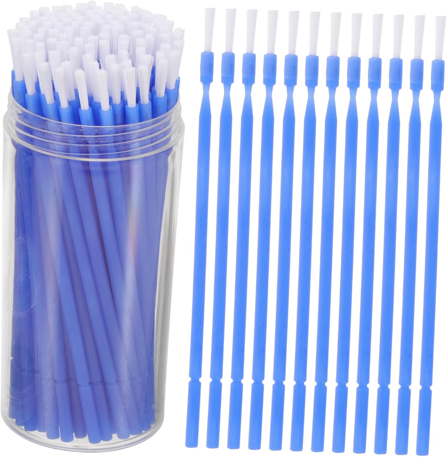 100Pcs Micro Applicator Brush for Application Lightweight Portable Toothbrush Alternative for Adhesive and Medication Use