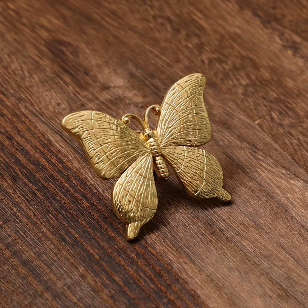Boutons de commode papillon rétro avec prise en main ergonomique
