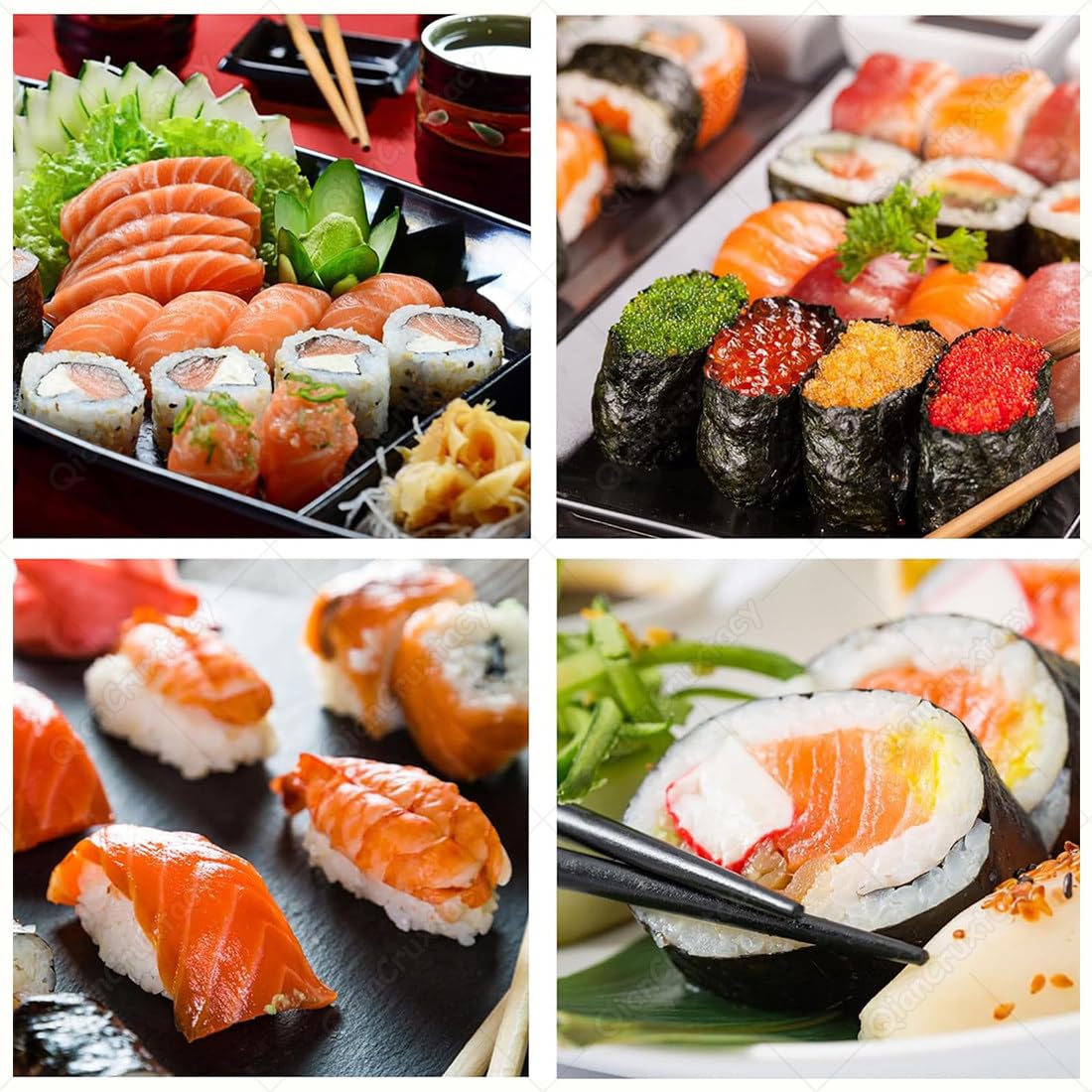 Dispositivo Profesional para La Preparación De Sushi 12 | Una Solución Perfecta Para Cocineros Caseros Y Pequeños Empresarios Que Buscan Resultados De Calidad Profesional a Diario