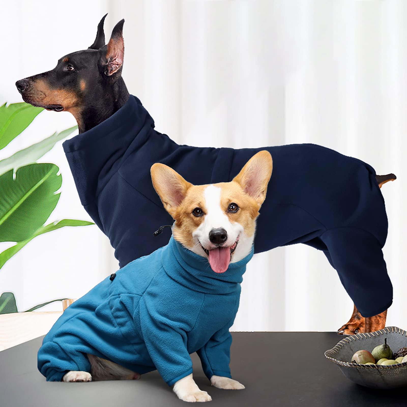 Gemütlicher Fleece-Overall Für Hunde – Wärmender Ganzkörper-Mantel Für Winter