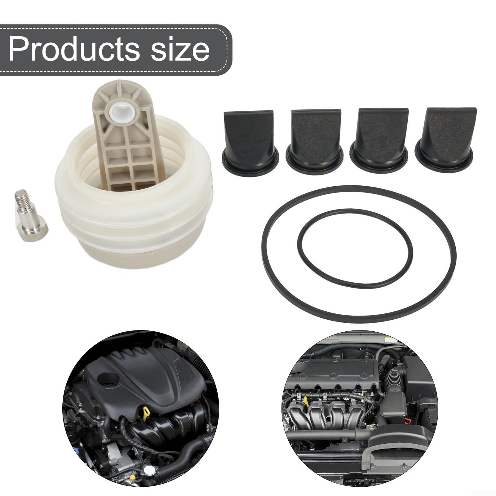 385230980 Pumpenbalg-Set mit 1-1/2 Zoll Duckbill Ventilen und O-Ringen Ersatz für Dometic Sealand-VG4 VHT S J T TW Serie Vakuum- und Entladungspumpen Modelle S12D S24D S32D T12 T24 T32