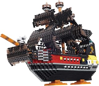 nanoblock - Pirate Ship DX, Pirates, Advanced Hobby Series Building Kit