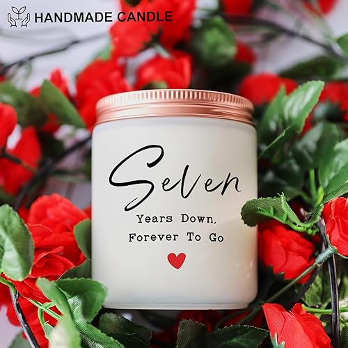 Vista 91 de Divertidas velas de aniversario para ella y él – Humorístico novio romántico, novia, marido, esposa, regalo de aniversario de boda, aroma a lavanda