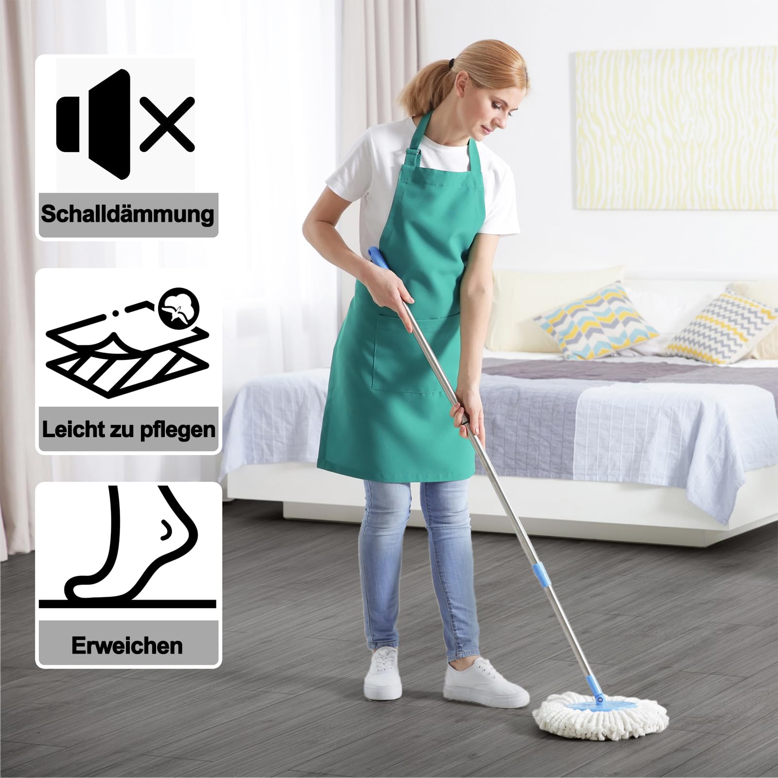 PVC Revestimiento de suelo de vinilo, laminado, antideslizante, resistente al agua, autoadhesivo, 2,51 m², 91,44 x 15,24 cm, espesor 2 mm (18 piezas, tipo B)