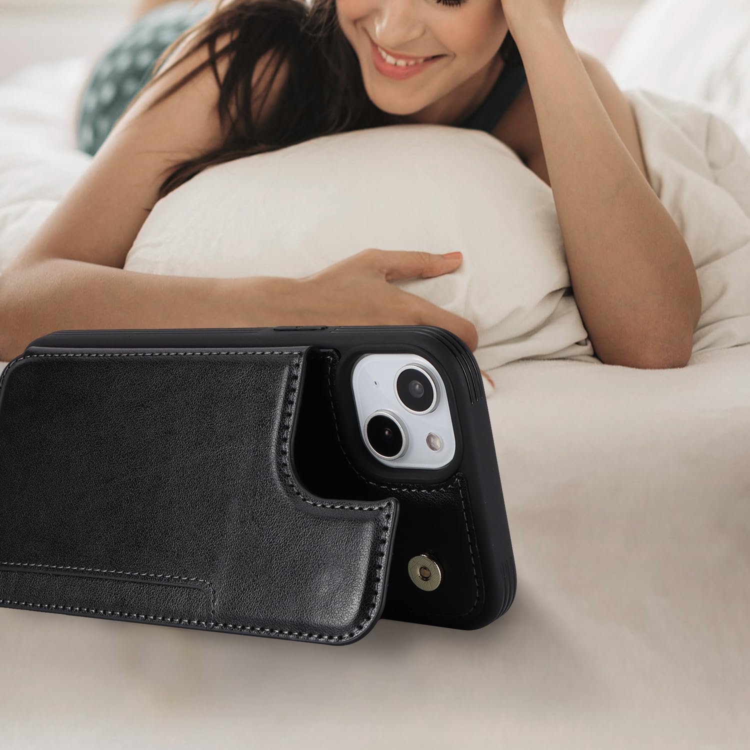 Amazon.co.jp: Sailortech iPhone 15 Plus 背面ケース 翻盖型