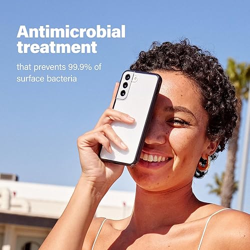 Miniatura 9 de Incipio Duo Series - Funda para Samsung Galaxy S22, 12 pies (12.1 ft) de defensa contra caídas con protección antimicrobiana, color negro