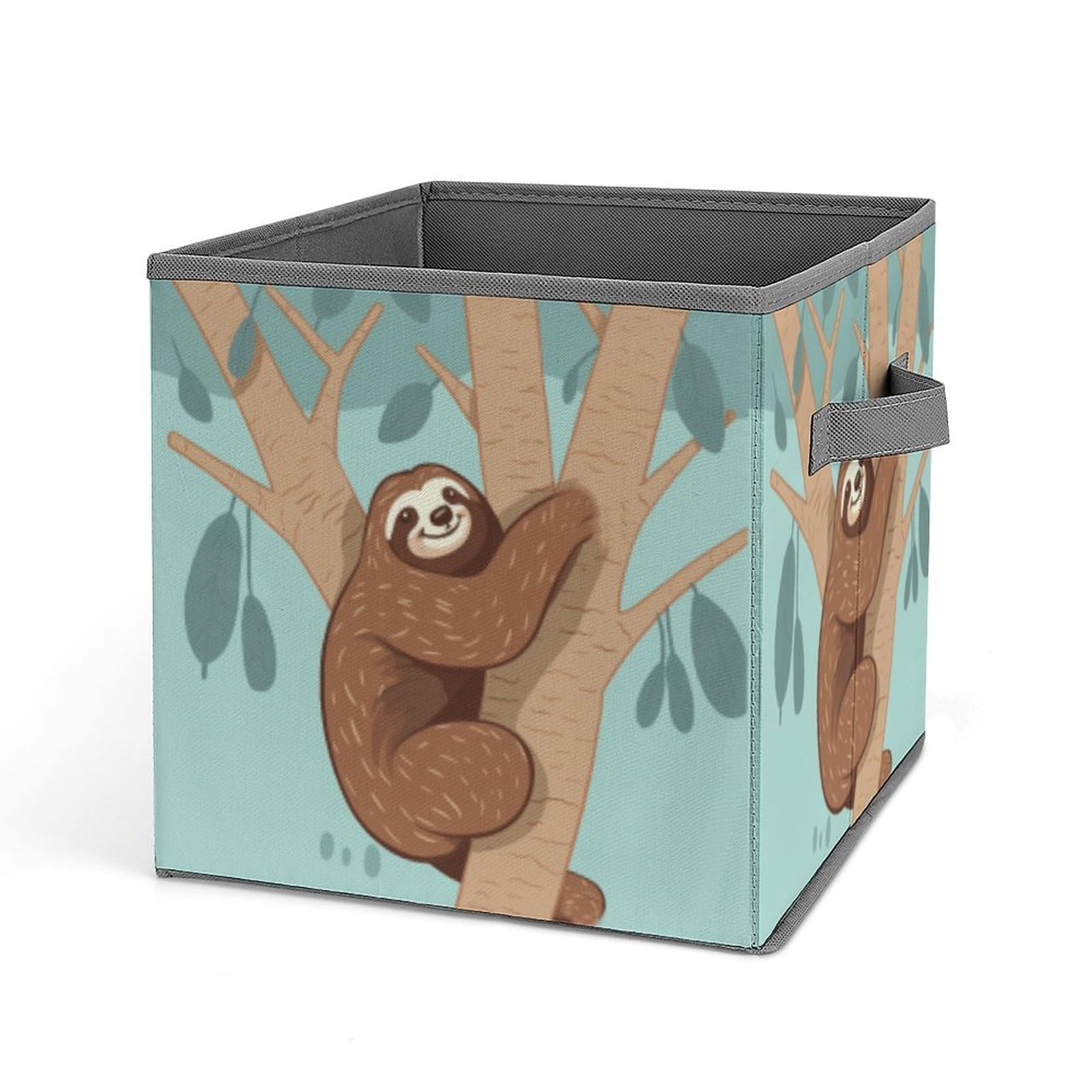 Panier de rangement pliable en forme de paresseux bacs de rangement empilables