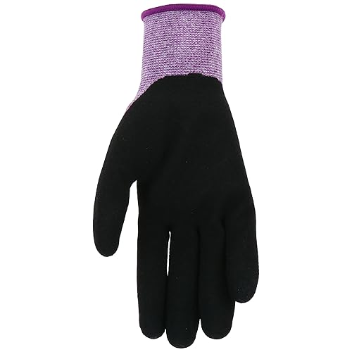 Miniatura 3 de West County Gardener Guante táctil unisex, respetuoso con el medio ambiente, sin costuras, con palma de nitrilo arenosa, apto para pantalla táctil,