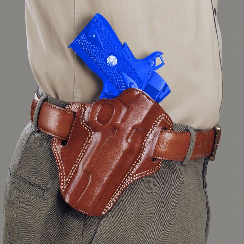 GALCO - Combat Master Belt Holster for S&W L FR 656 2 1/2", Colt King Cobra, Dan Wesson .357 2 1/2“, Right Hand (Black) (CM102B)