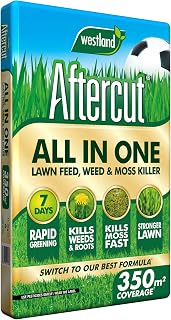 Aftercut All in One Lawn Feed, Weed and Mosskiller 350m2 Bag