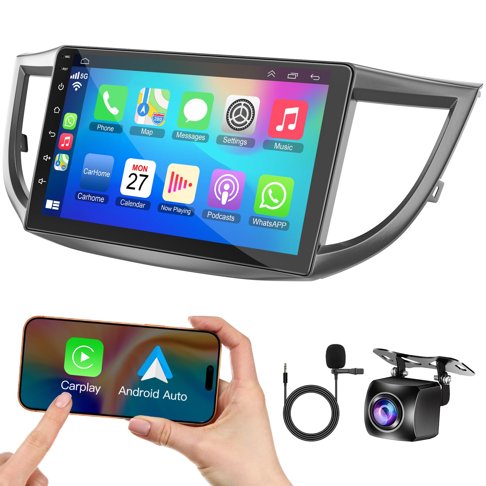 Adapter-Universe 9 inch Car Stereo for Honda CRV