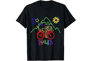 Bicycle Day 1943 LSD Creator T-Shirt Acid Trip T Shirt