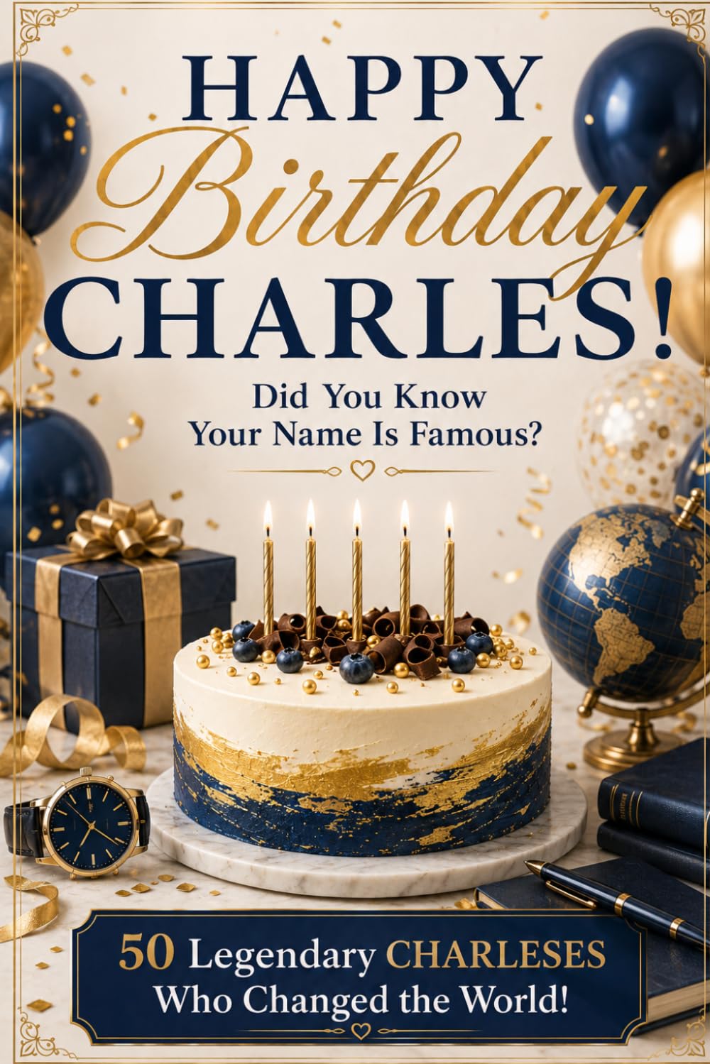Happy Birthday, CHARLES! Did You Know Your Name Is Famous?: 50 Legendary CHARLESs Who Changed the World