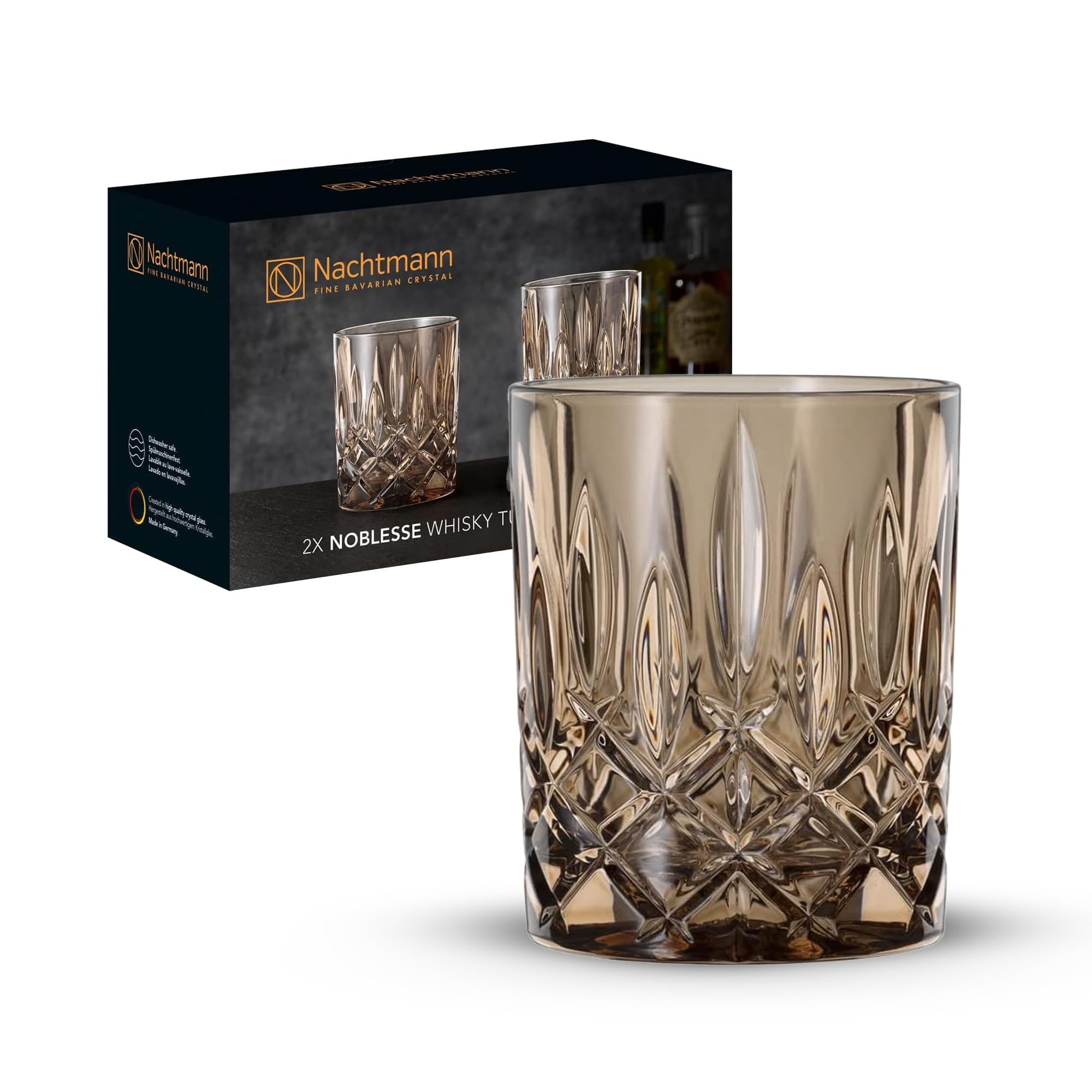 Amazon.com | Nachtmann Noblesse Tobacco Whisky Cups Set of 2 Glass Amazon.com | Nachtmann Noblesse Tobacco Whisky Cups Set of 2 Glass