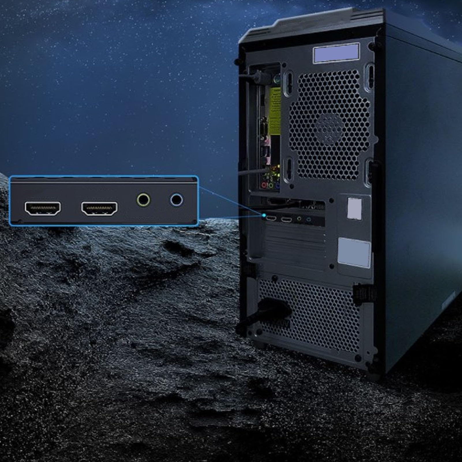 Scheda di Acquisizione Giochi PCIe HDMI 4K, Scheda di Acquisizione Video PCIe Interna Gen2 X1 Registrazione Audio Video per Windows, per, per, per Switch