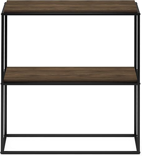 Vista 131 de Furinno Turn-N-Tube - Estantería multiuso de 5 niveles, estantería para exhibición, almacenamiento o libros, con tubos redondos, color cereza claro