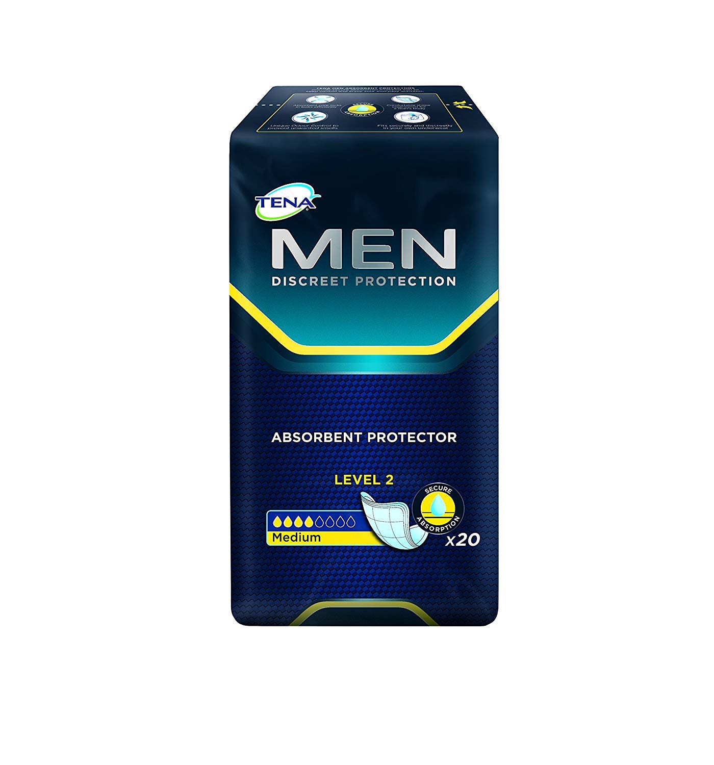Tena men level 2 for light to moderate bladder weakness