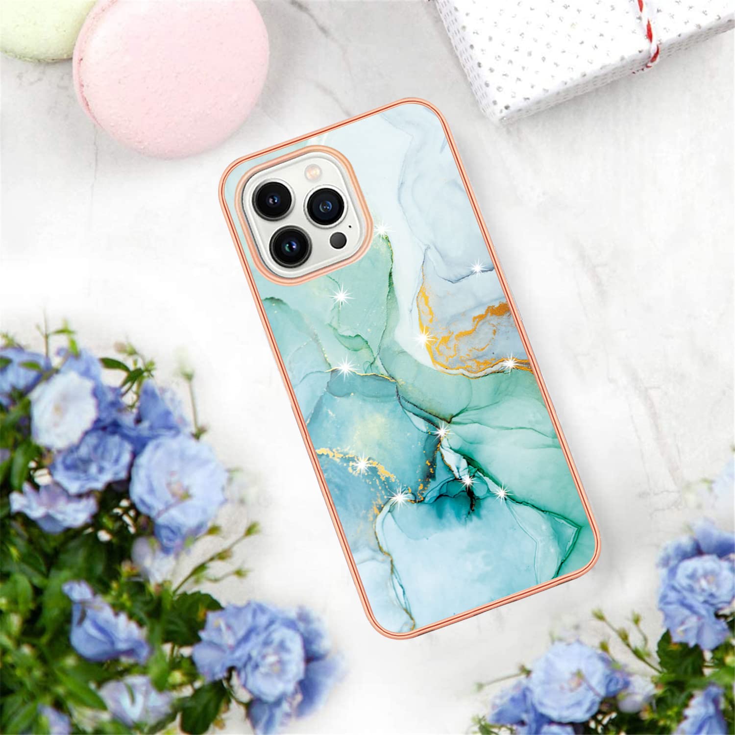 COLLANA (O) PER Apple IPhone 15 Pro Max Cover Protettiva Custodia Con - Foto 4