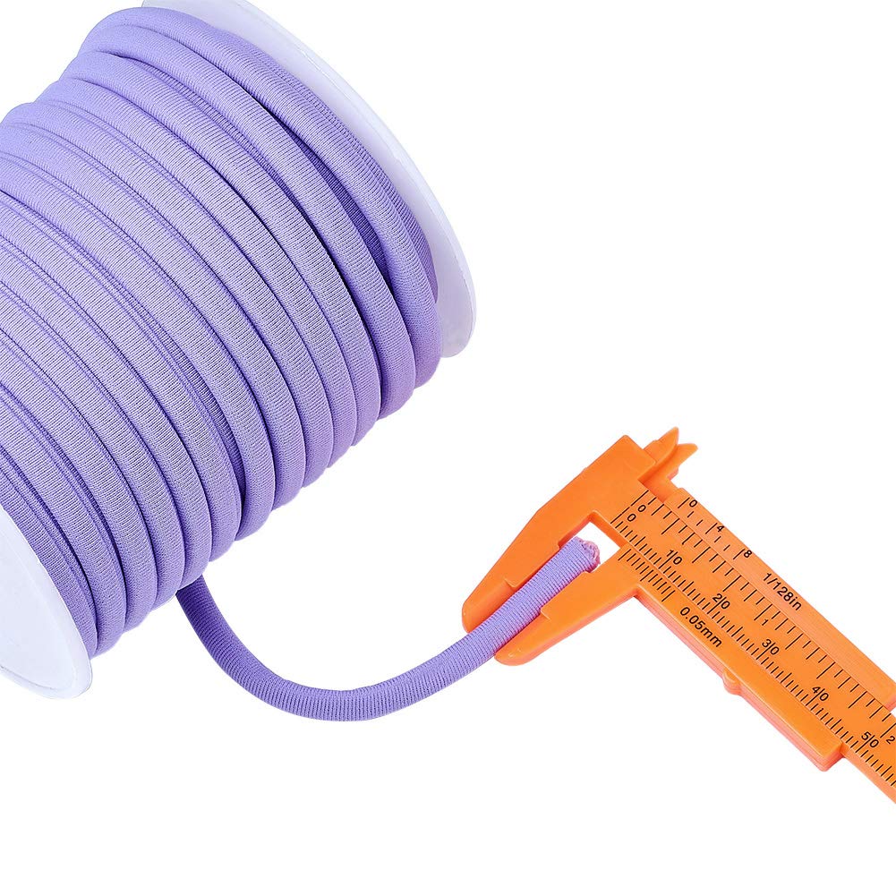 Elastico Spesso 5 Cm Nero Per Cucito E Fai Da Te – Rotolo Da 5 Metri Di Fascia In Spandex Resistente E Traspirante