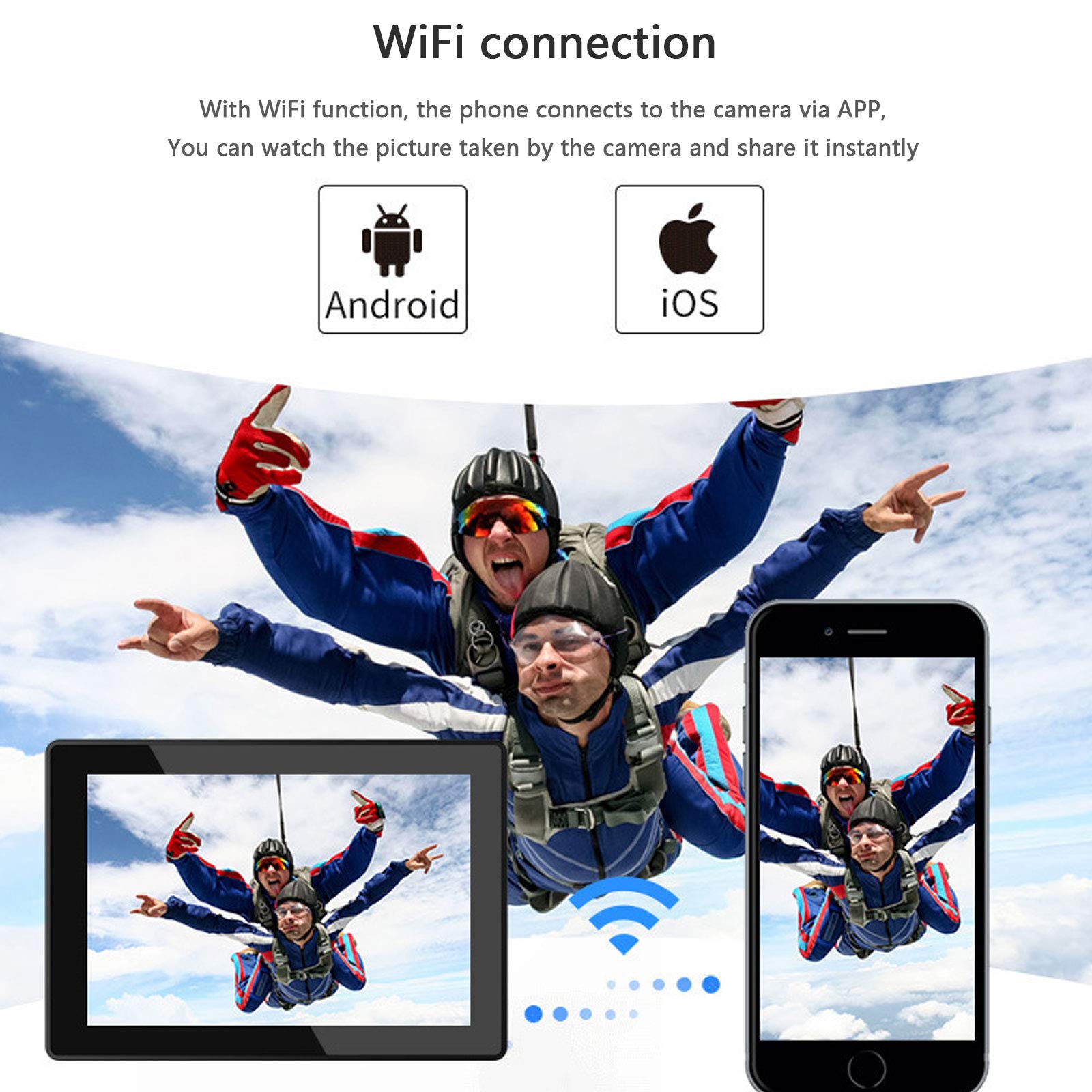 Appareil Photo Etanche Full HD 4K 16MP Appareil Photo étanche Selfie Camescope Étanche Jusqu'à 30M et Stabilisation EIS pour la Randonnée ou Les Voyages en Bord de Mer en Famille
