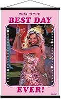 Vista 1 de Trends International Mattel Barbie: The Movie - Póster de pared del mejor día de la historia, 22.37 x 34.00 pulgadas, paquete de impresión