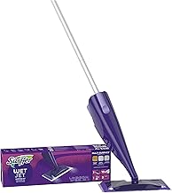 Sponsored Ad - Swiffer WetJet Hardwood and Floor Spray Mop Cleaner Starter Kit, Includes: 1 Power Mop, 10 Pads, Cleaning S...