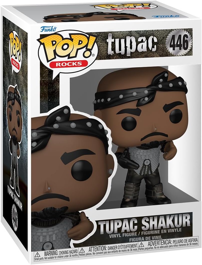Pop Rocks: Tupac Shakur - (California Love) - Collectable Vinyl Figure - Gift Idea - Official Merchandise - Toys for Kids & Adults - Music Fans - Model Figure for Collectors and Display