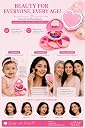 3 Layer Makeup Kit Set for Women & Kids, All-in-One Compact Beauty Box gallery image