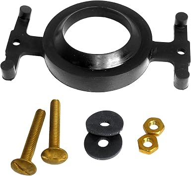 LASCO 04-3817 Eljer Tank to Bowl Bolt Set with Gasket، Solid Brass