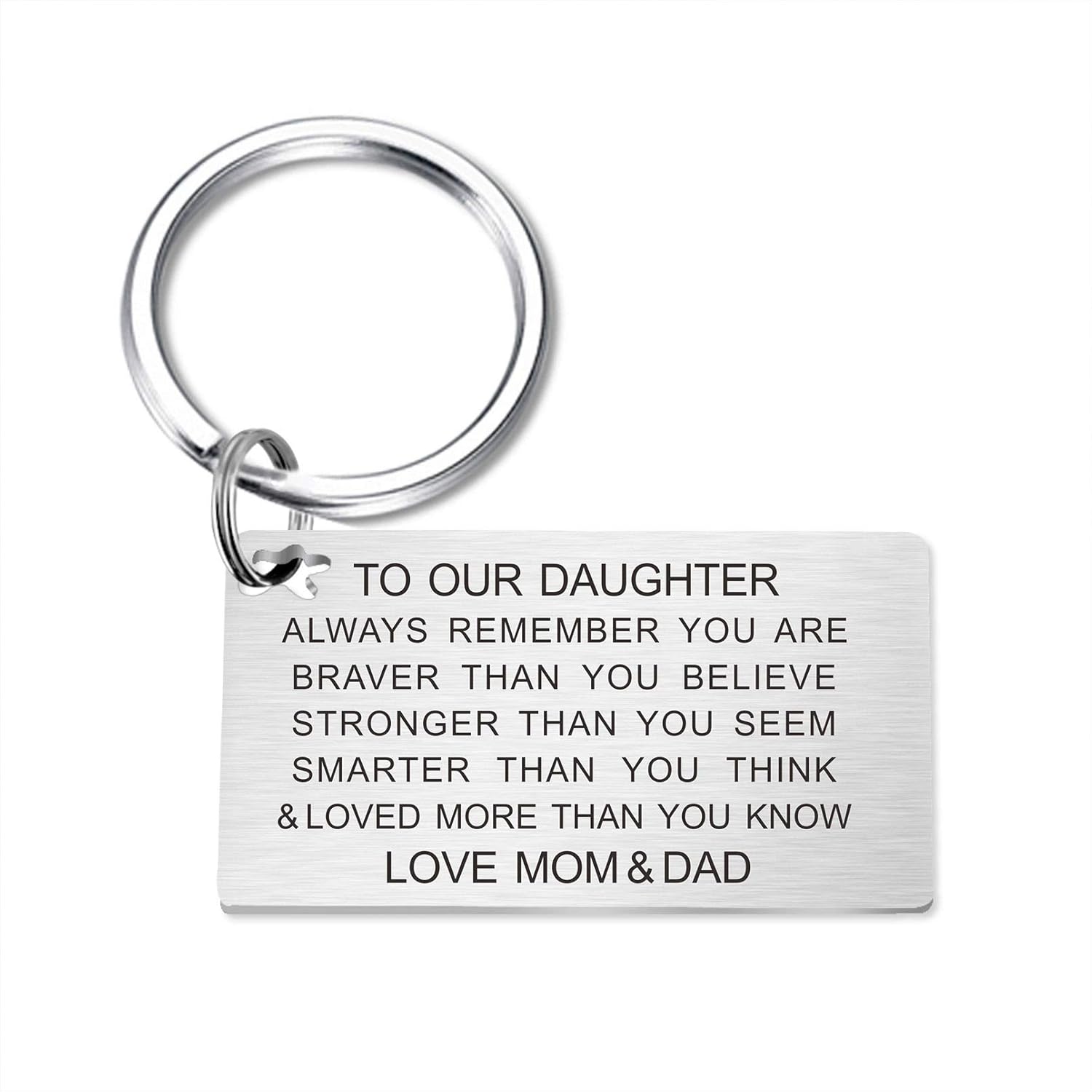 Inspirational Daughter Keychain Gift for Birthday, Costa Rica Ubuy - Main Image