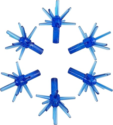 National Artcraft Blue Sputnik - Luces de cerámica para árbol de Navidad, paquete de 25 unidades