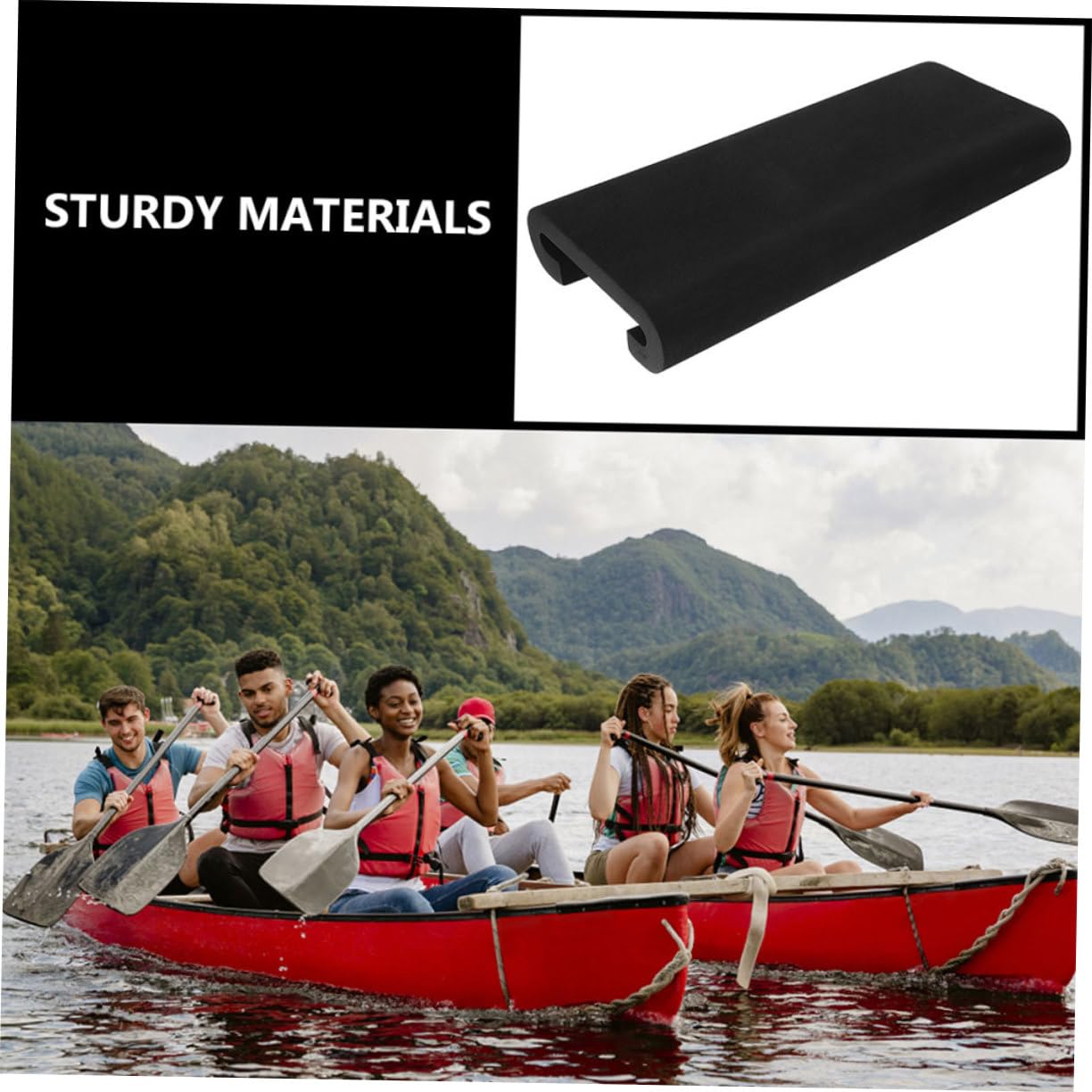BESTonZON Außentrainingssitzkissen Sup Sitzkissen Drachenboot Zurück Schlauchboot Verdickt Basis Für Bootssitze Paddelboot-sitzkissen Bootssitzhalterung Eva