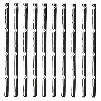 Upgrade 9 in Outside Classic Rib Profile Foam Closure Strips for Metal Roof | 3ft Long Self-Adhesive R Panel Roof Closure Strips Black Corrugated Roof Foam Strips 10 Pcs