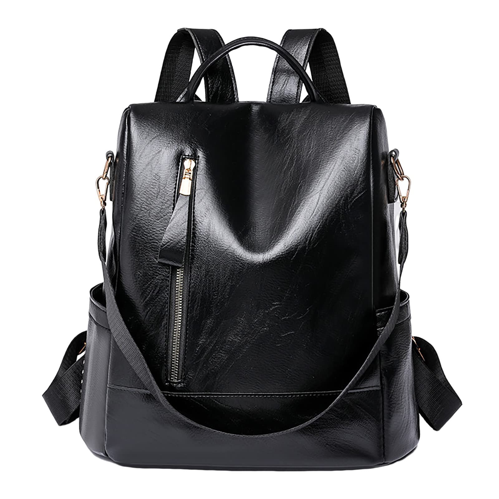 Zaino Donna In Pelle Sintetica - Multifunzione, Antifurto, 18L, Per Viaggio, Lavoro E Casual - Foto 8