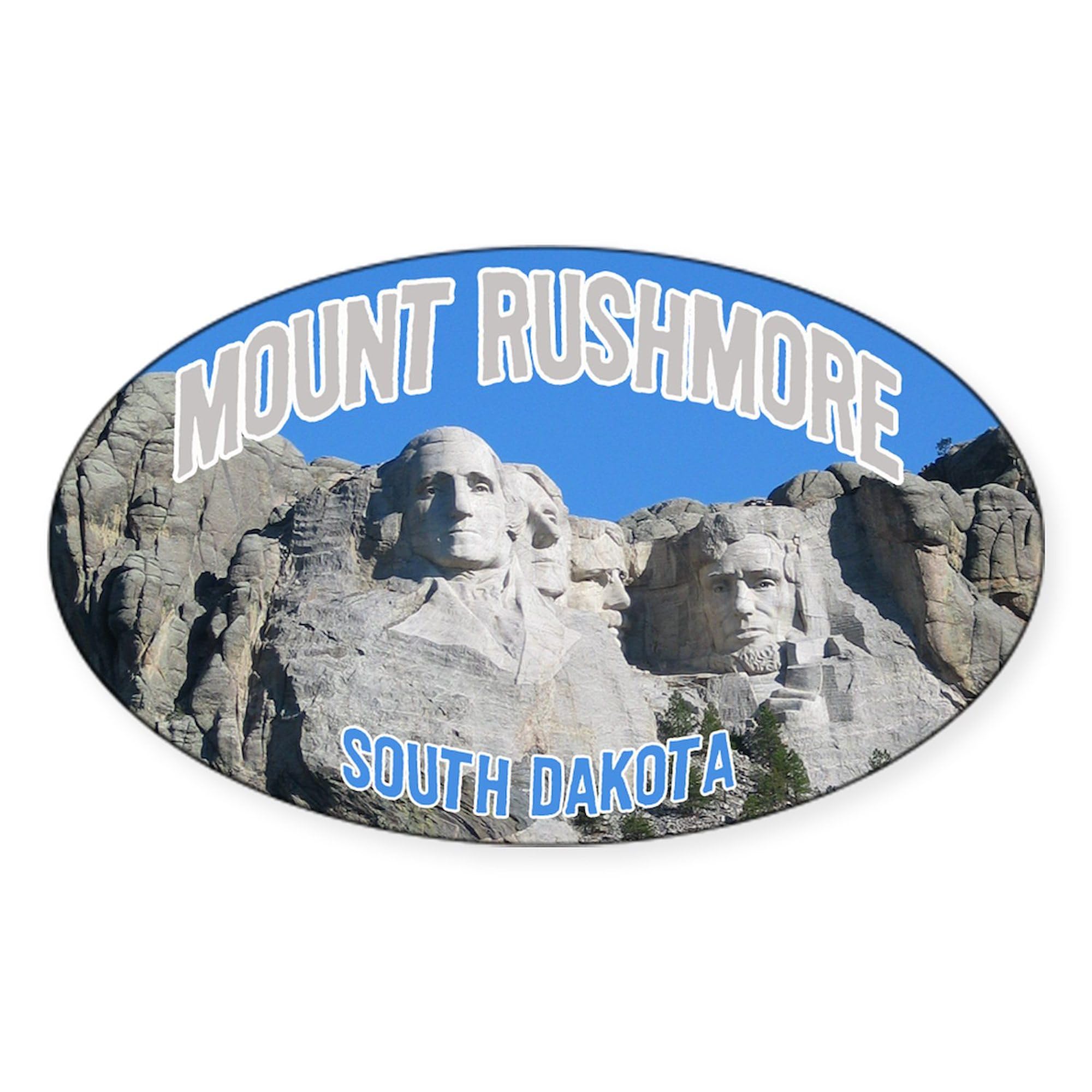 CafePress Mount Rushmore National Monument Oval Sticker Oval Car Bumper Sticker