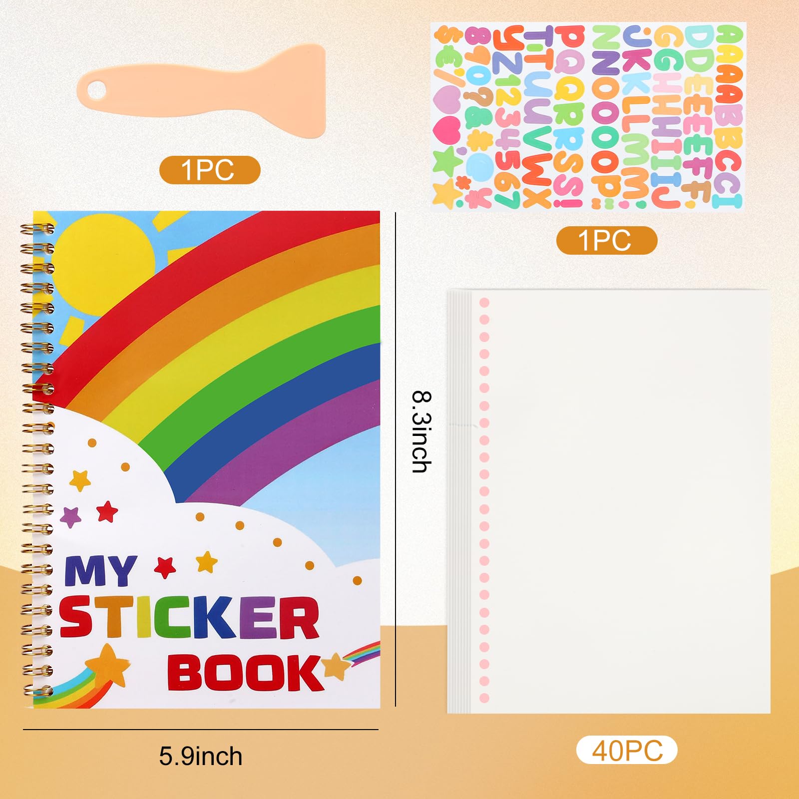 CRASPIRE Herbruikbare Sticker Boek Sticker Boom Verzamelen Boek Album