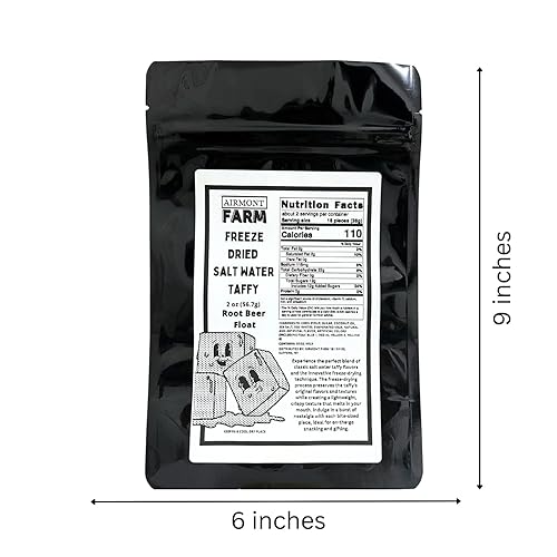 Miniatura 3 de Caramelo de agua salada liofilizada 2 onzas  Cortado a bocado  Se envía en caja  Deliciosamente crujiente, sabor intenso, aperitivo ligero (cerveza