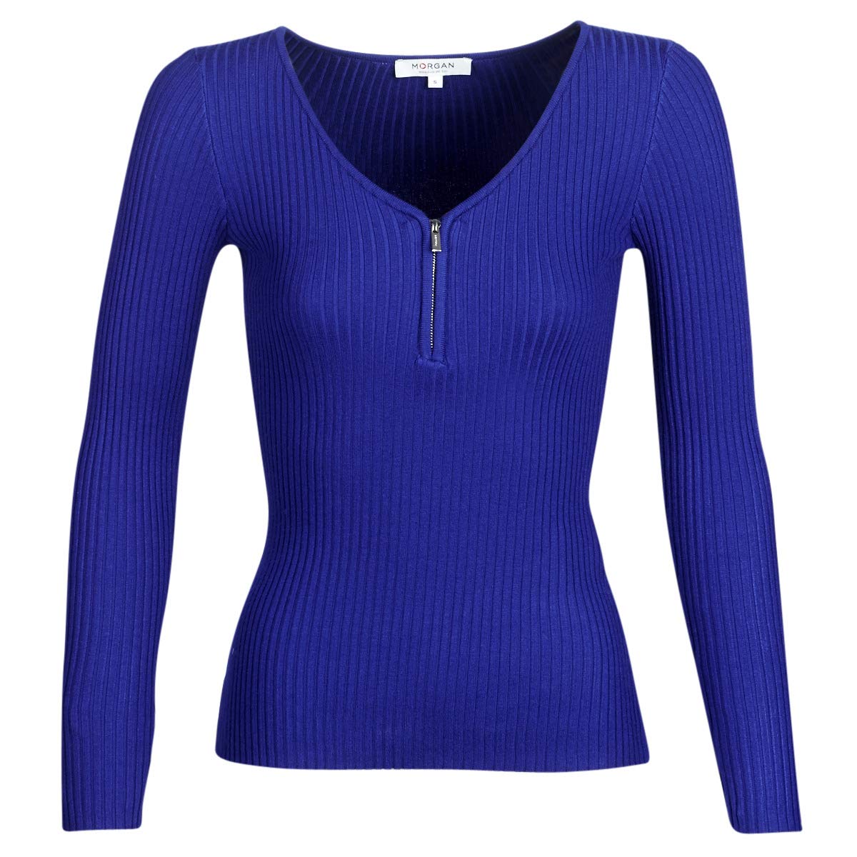 Morgan Woman 182-Maliko.m Poullover Sweater, Ultra Bleu, M EU