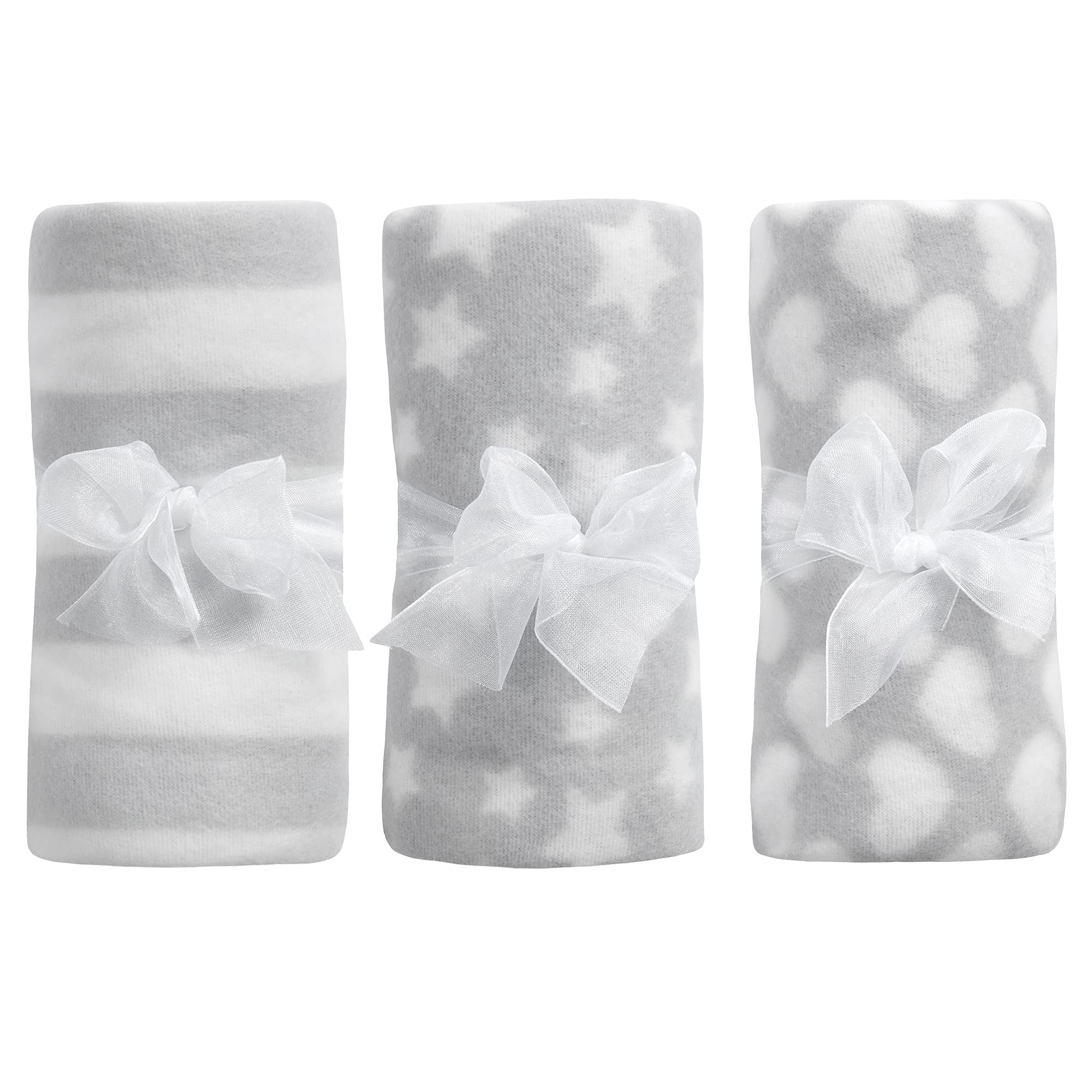 Undercover 3 Pack Baby Blanket 19C238 Grey Set (1xEach)