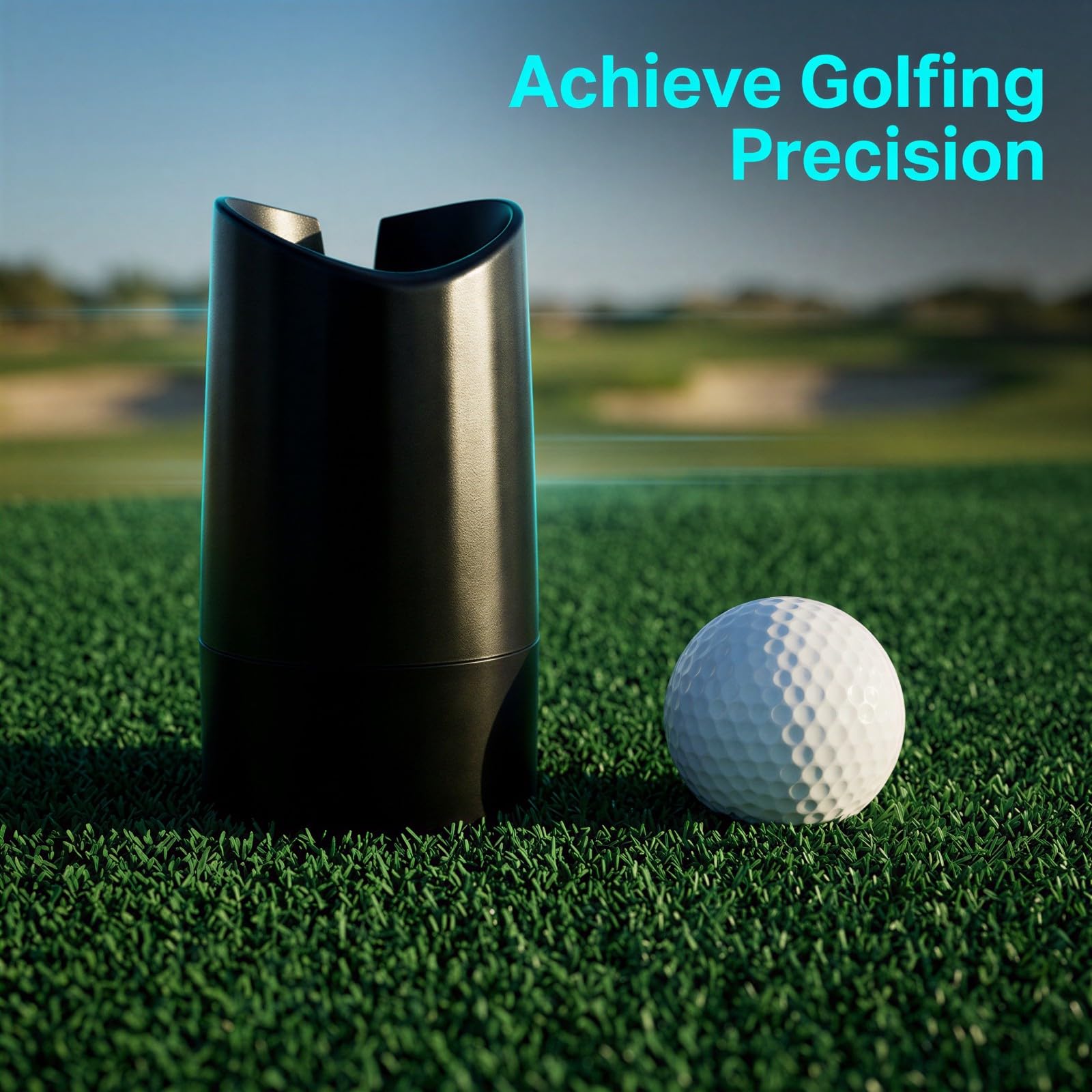 Elektrischer Golfball-Linienmarkierer, automatisches Golfball-Markiergerät mit Markierstift und 2 AA-Batterien, findet die Mittellinie der Ballverteilung, Ausrichtungshilfe für präziseres Putten